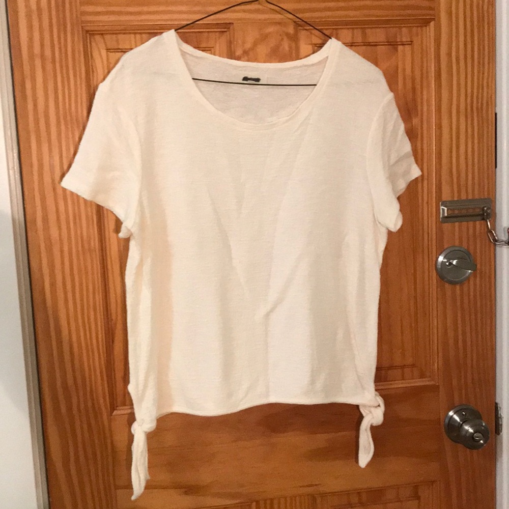Madewell Textured Tie T-Shirt